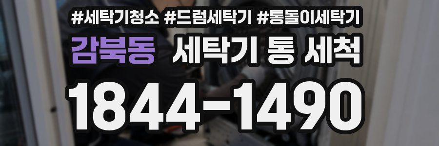 감북동 세탁기 통 세척