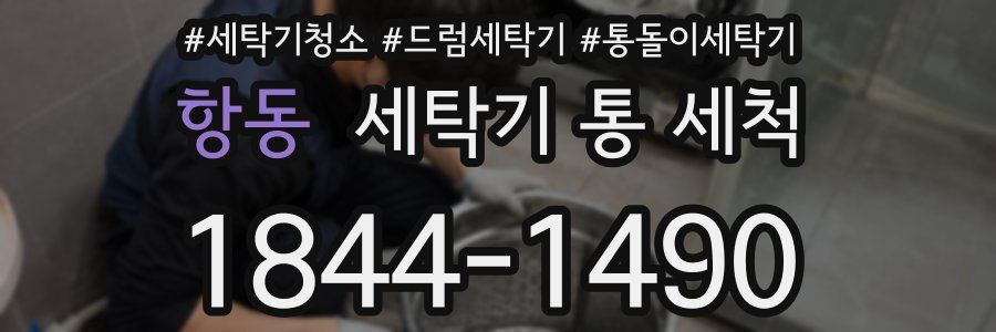 항동 세탁기 통 세척