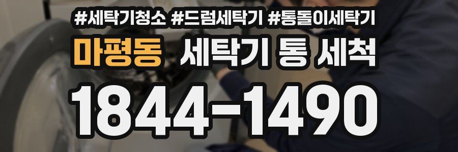 마평동 세탁기 통 세척