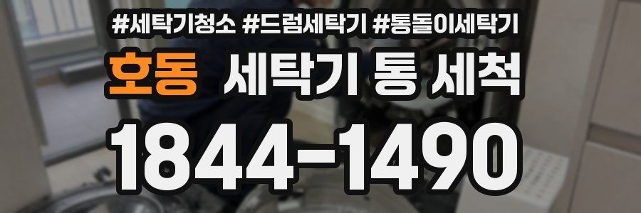 호동 세탁기 통 세척