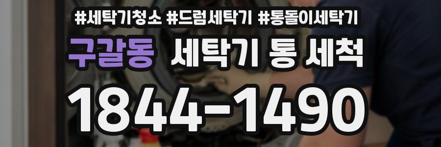 구갈동 세탁기 통 세척
