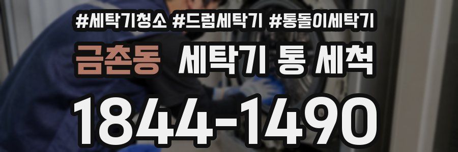 금촌동 세탁기 통 세척