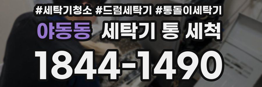 야동동 세탁기 통 세척
