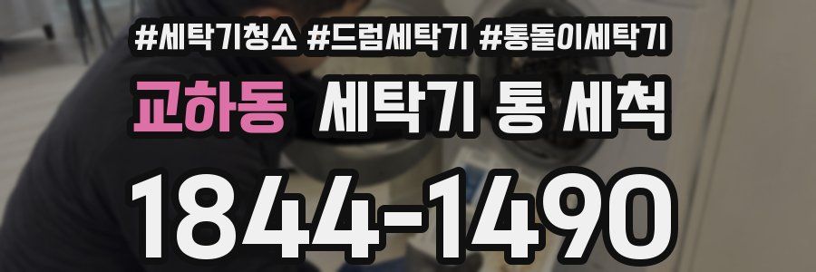 교하동 세탁기 통 세척