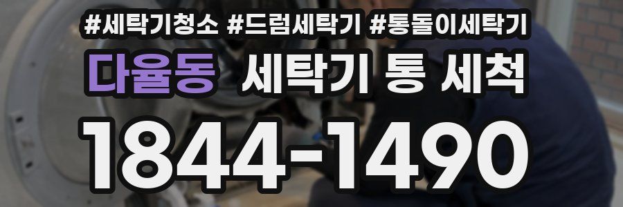 다율동 세탁기 통 세척