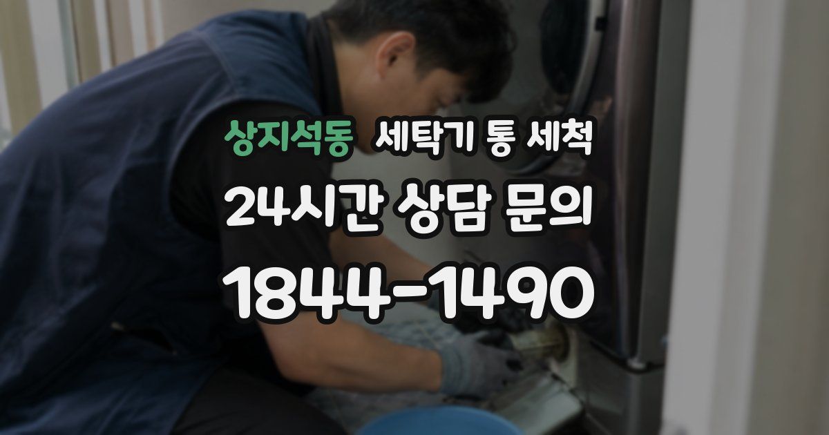 상지석동 세탁기 통 세척
