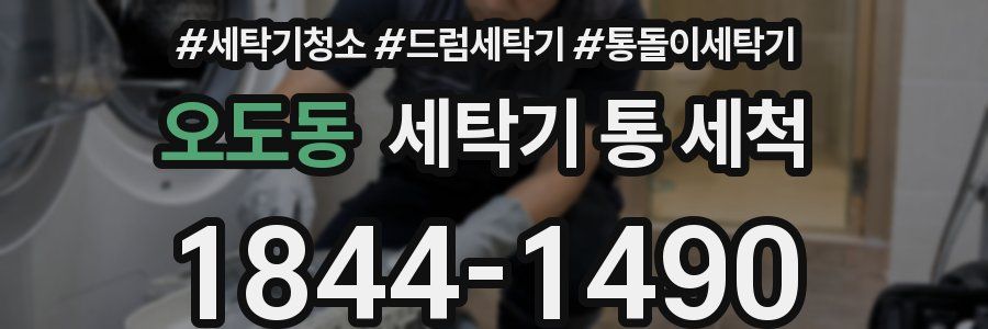 오도동 세탁기 통 세척