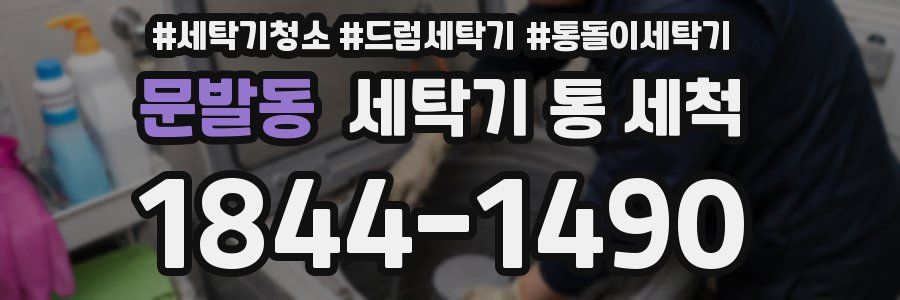 문발동 세탁기 통 세척