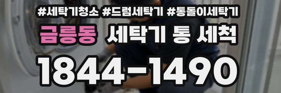 금릉동 세탁기 통 세척