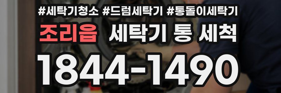 조리읍 세탁기 통 세척