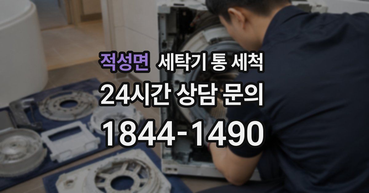 적성면 세탁기 통 세척