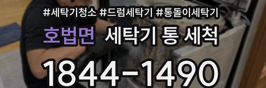 호법면 세탁기 통 세척