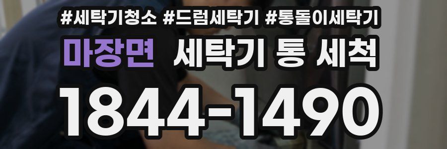 마장면 세탁기 통 세척