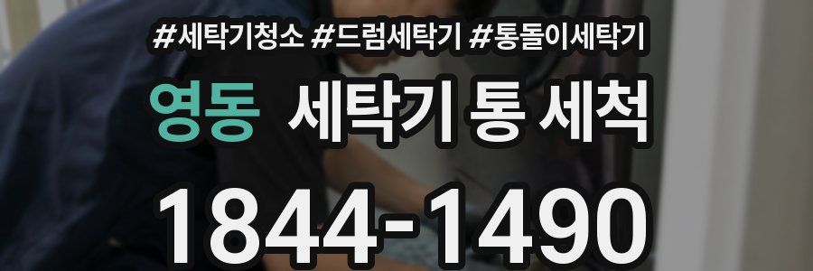 영동 세탁기 통 세척