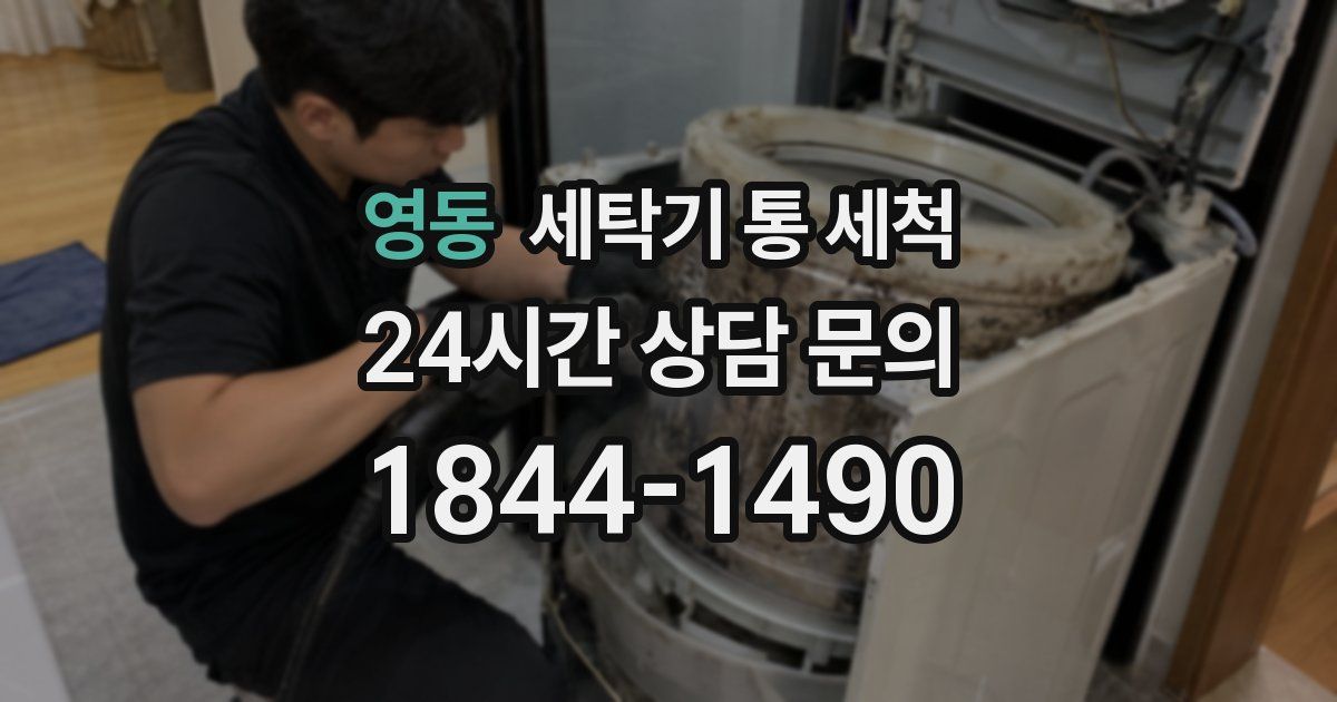 영동 세탁기 통 세척