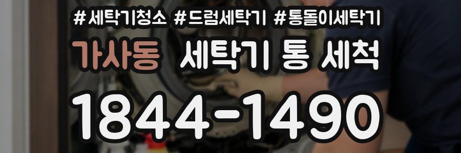 가사동 세탁기 통 세척