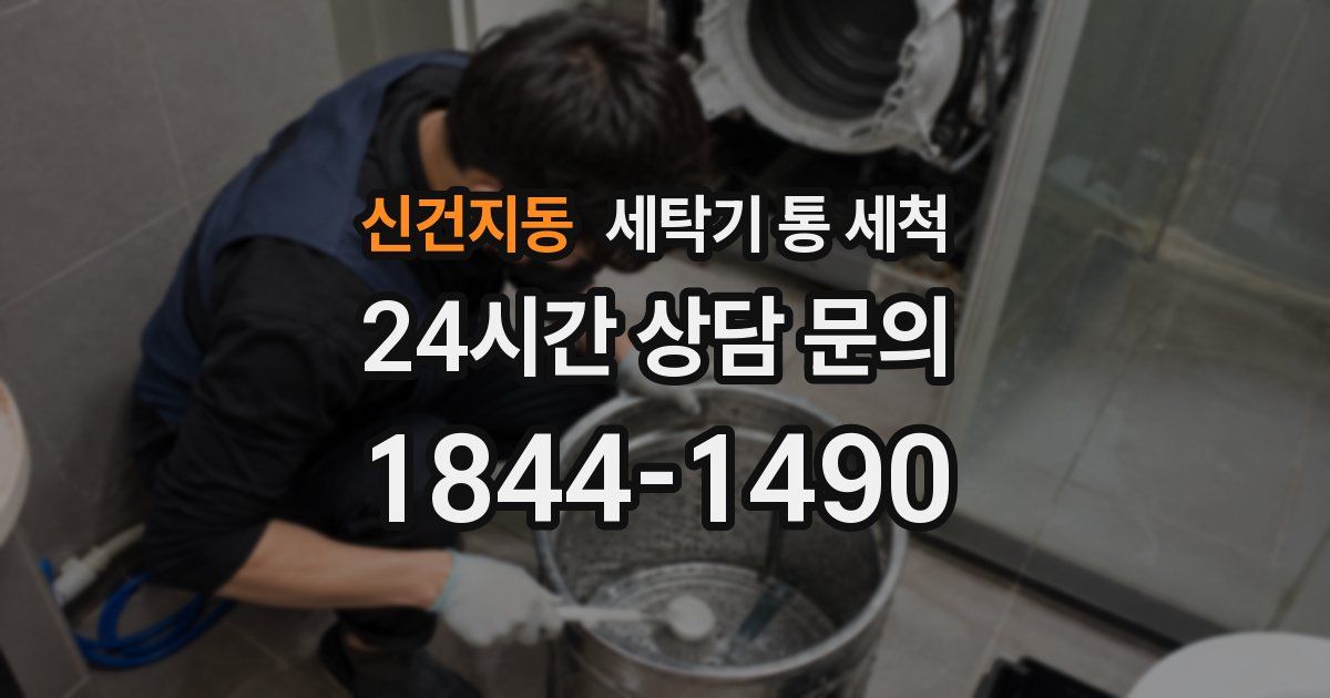 신건지동 세탁기 통 세척