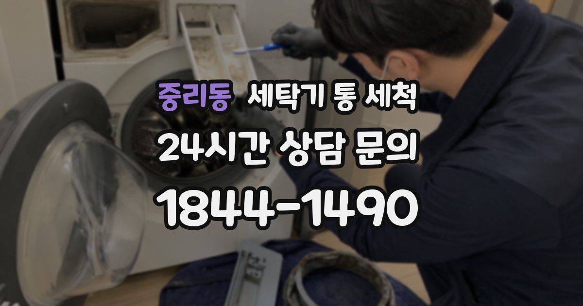 중리동 세탁기 통 세척