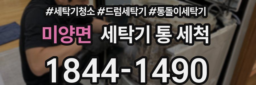 미양면 세탁기 통 세척