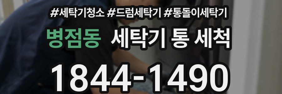 병점동 세탁기 통 세척
