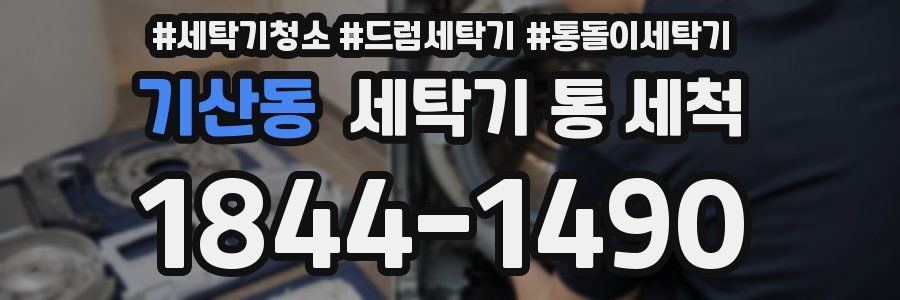 기산동 세탁기 통 세척