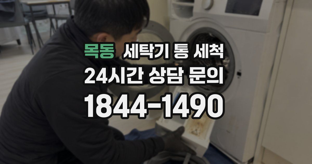 목동 세탁기 통 세척
