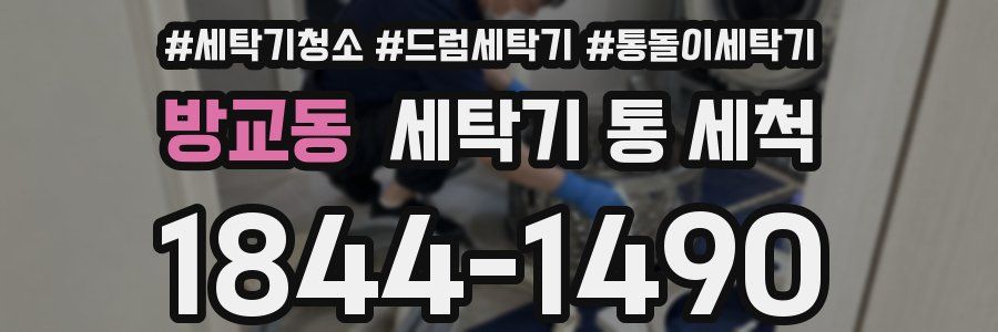 방교동 세탁기 통 세척