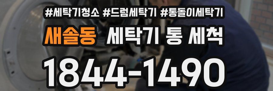 새솔동 세탁기 통 세척