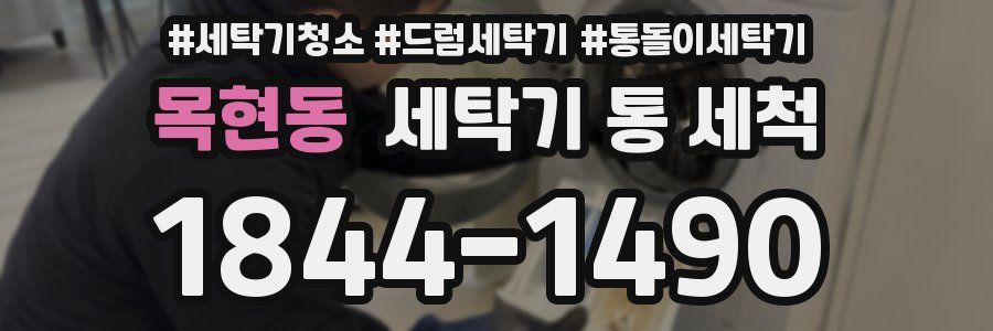 목현동 세탁기 통 세척