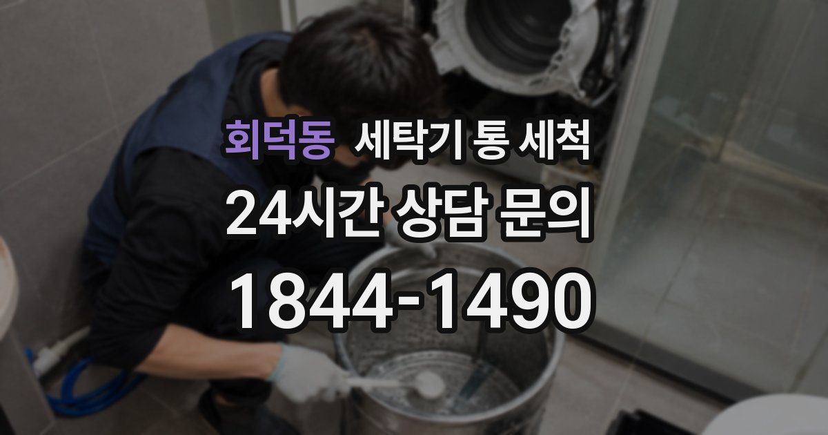 회덕동 세탁기 통 세척