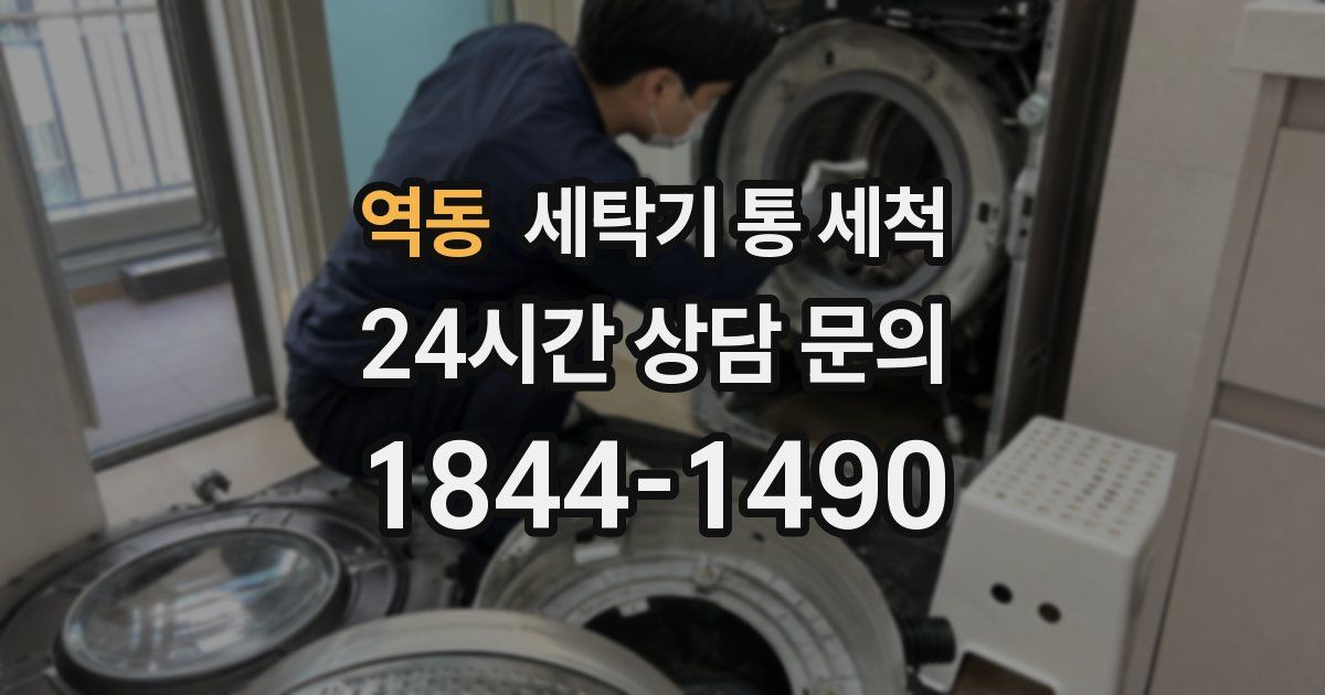 역동 세탁기 통 세척