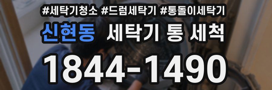 신현동 세탁기 통 세척