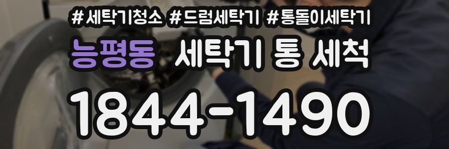 능평동 세탁기 통 세척