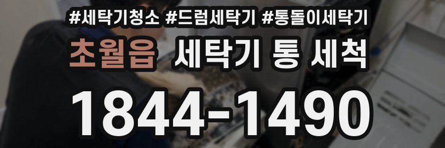 초월읍 세탁기 통 세척