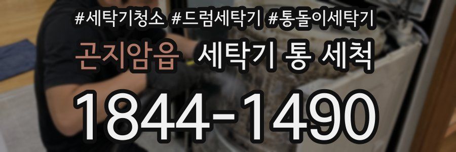 곤지암읍 세탁기 통 세척