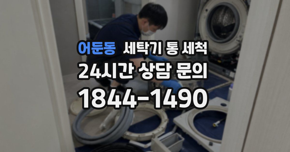 어둔동 세탁기 통 세척