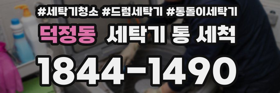 덕정동 세탁기 통 세척