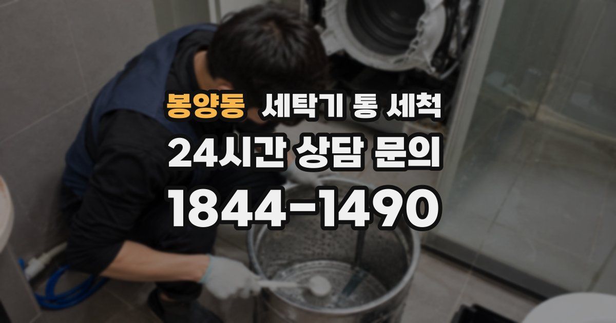 봉양동 세탁기 통 세척
