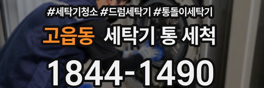 고읍동 세탁기 통 세척