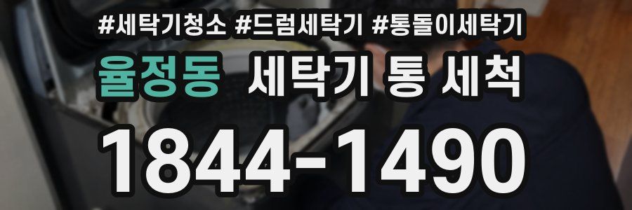 율정동 세탁기 통 세척