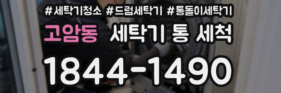고암동 세탁기 통 세척