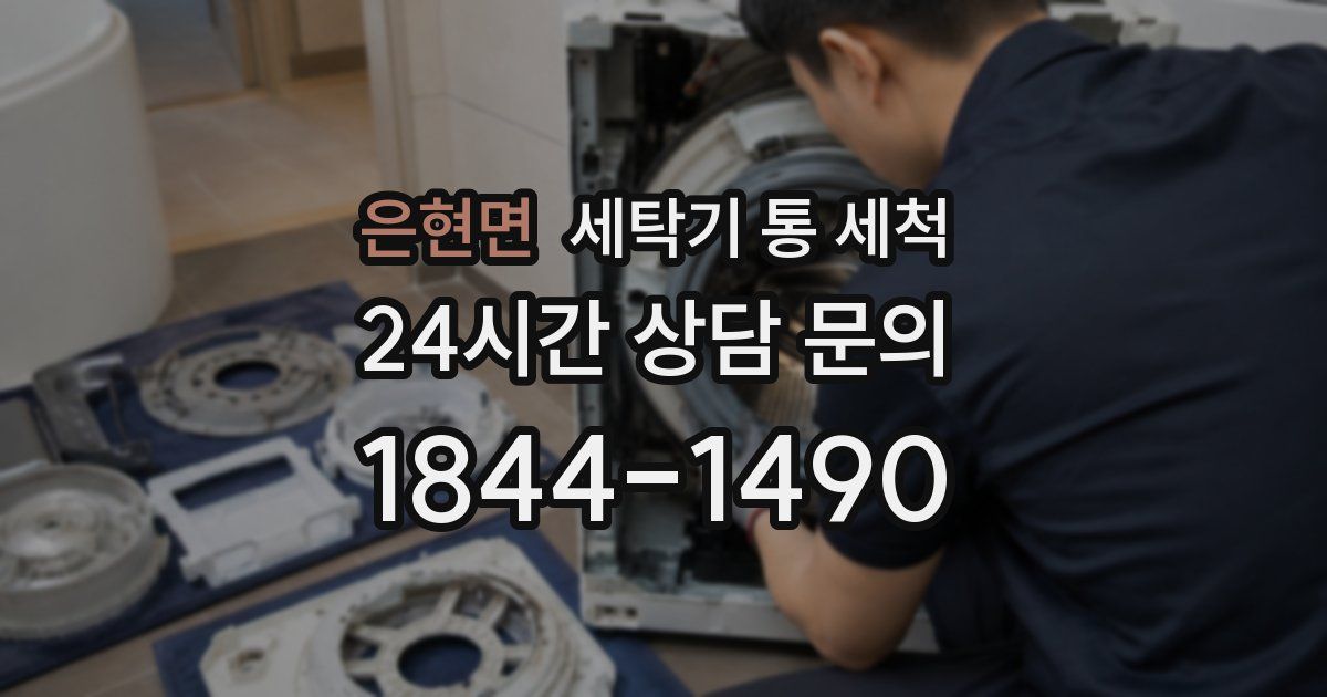 은현면 세탁기 통 세척