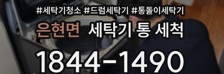 은현면 세탁기 통 세척