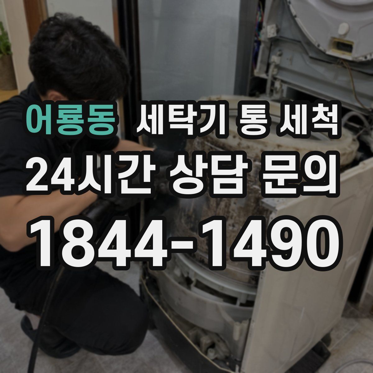 어룡동 세탁기 통 세척
