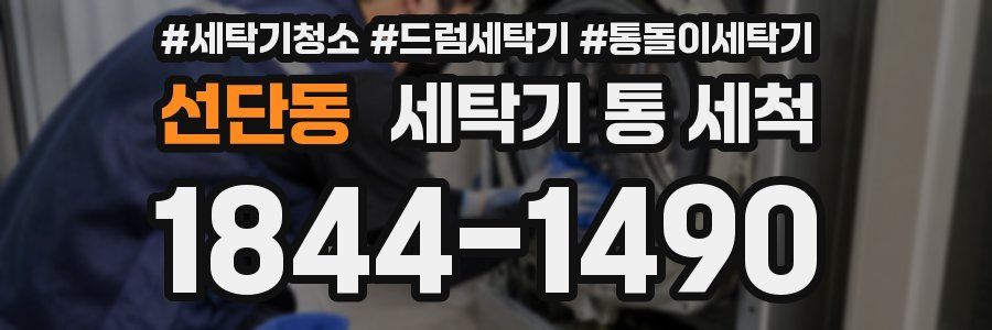 선단동 세탁기 통 세척
