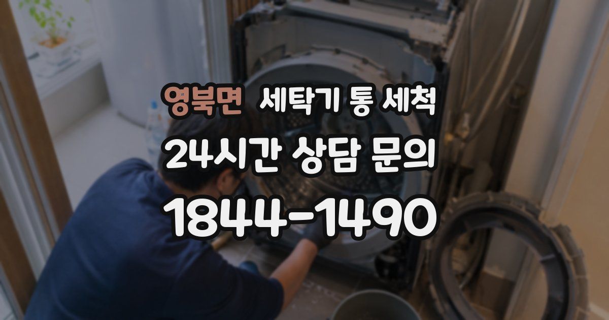 영북면 세탁기 통 세척
