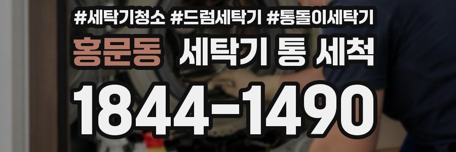 홍문동 세탁기 통 세척