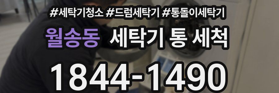 월송동 세탁기 통 세척