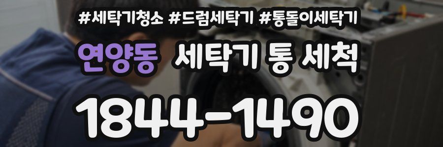 연양동 세탁기 통 세척