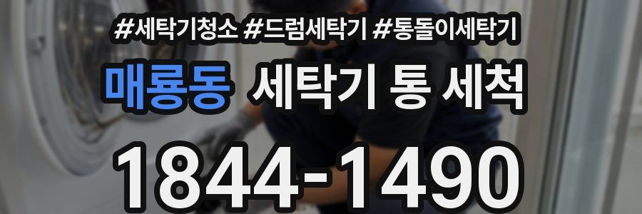 매룡동 세탁기 통 세척